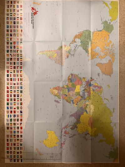 Mapa světa  85x60