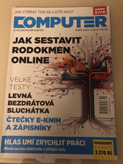 Časopis o počítačích 2023 nový, jednou čtený
