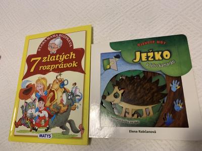 2 dětské knížky slovensky