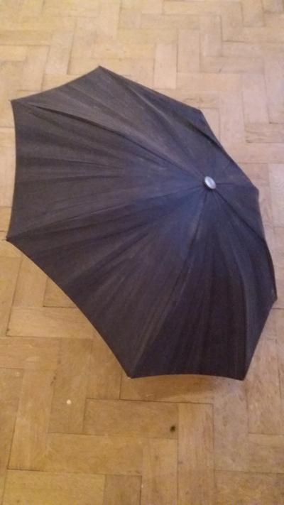 Retro vystřelovací funkční deštník 50cm s ouškem na ruku