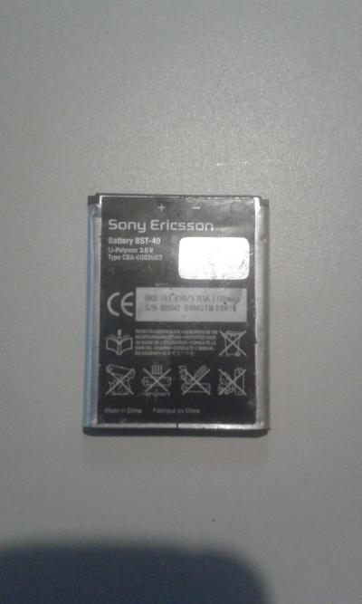 věnuji baterií Sony Ericsson