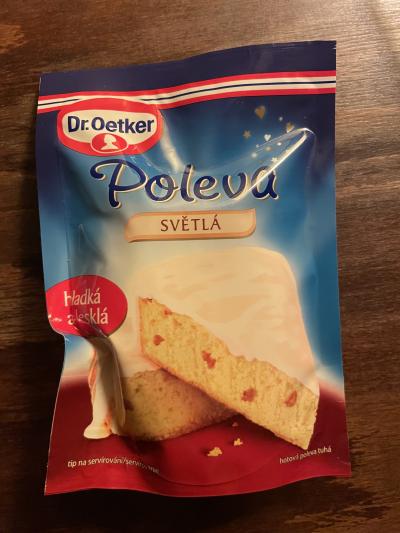 Světla poleva Dr. Oetker