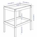 přebalovací stůl IKEA model Sniglar