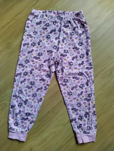 Růžové pyžamové kalhoty se Skye, vel. 98/104