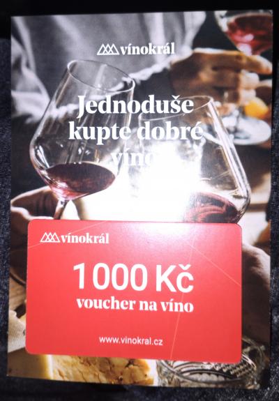 3x 1000kč voucher na víno