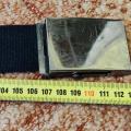 Černý textilní pásek - šíře cca 3,5 cm.
