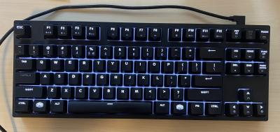 Herní mechanická klávesnice CoolerMaster Key Pro S (Red)