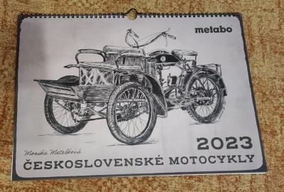 KALENDÁŘ S MOC PĚKNÝMI OBRÁZKY MOTOREK.