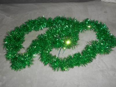 Zelený vánoční řetěz