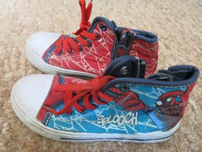 boty plátěné Spiderman