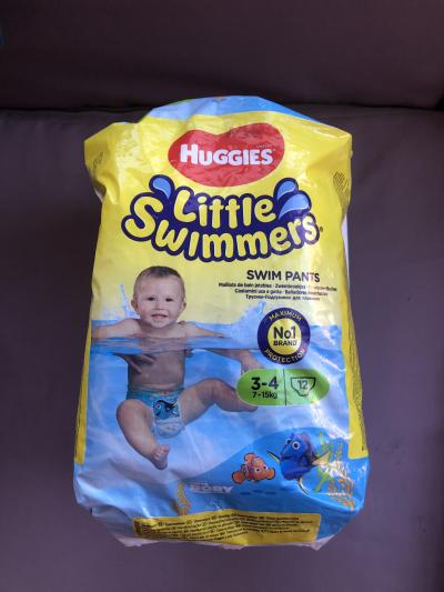 Huggies-natahovací plenky na plavání