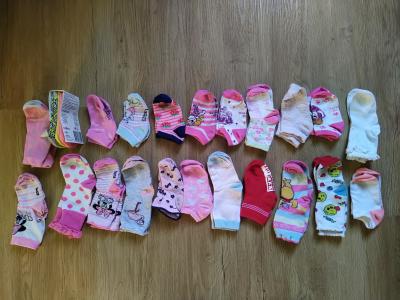 Ponožky holčičí, vel. cca 19-21