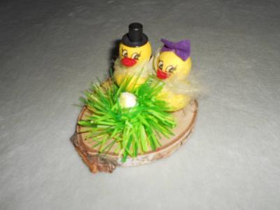 Velikonoční dekorace kuřátka.