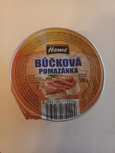 Bučková pomazanka