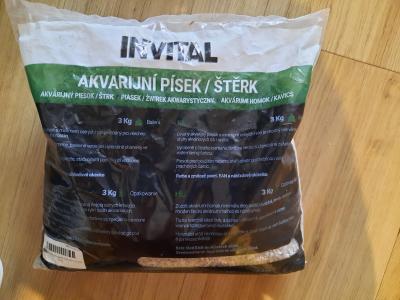 Štěrk do akvária 1-3mm, 3kg