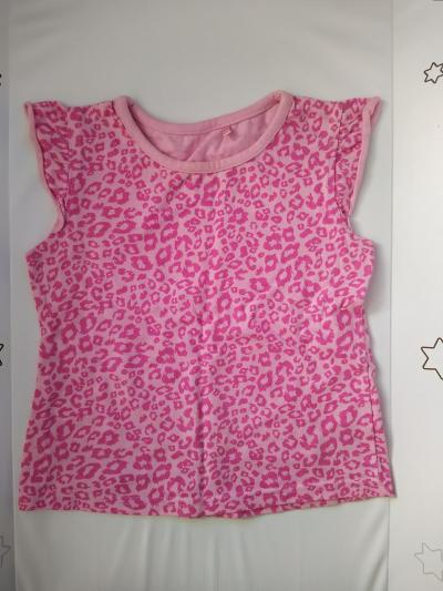 Růžové tričko "jaguár", vel. 86