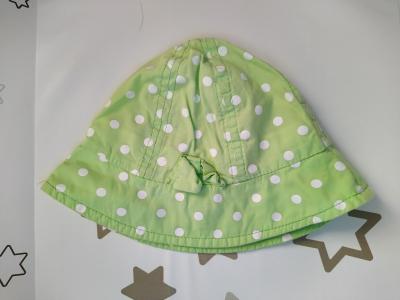Zelený puntíkatý klobouček, vel. 80