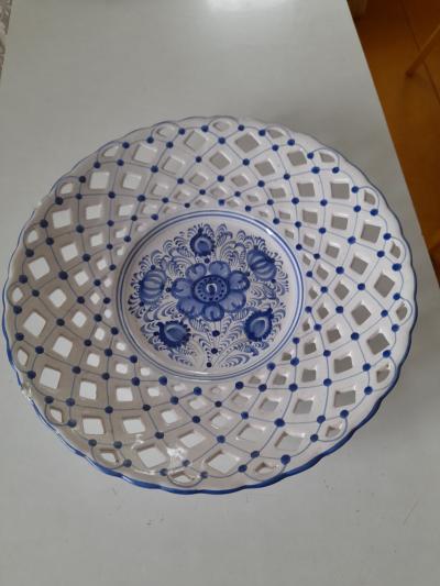 Keramický talíř- mísa, MODRA, průměr 31cm