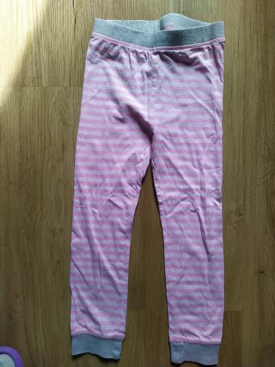 Pyžamové pruhované kalhoty, na hubenější dítě, vel. 116