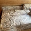 Rohova pohovka gauč rozkládací s postelí pro hosty