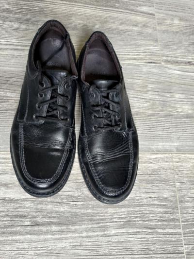 Pánské černé kožené boty, vel. 40