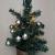 2 mini dekorativní vánoční stromečky