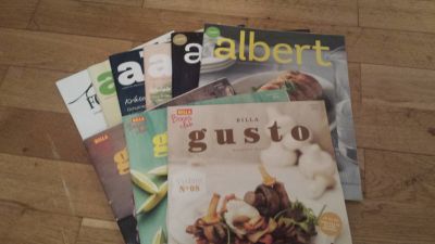 Sbírka reklamních časopisů o vaření