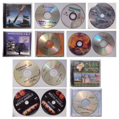 CD s filmy a hudbou
