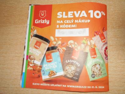 Grizly sleva 10%