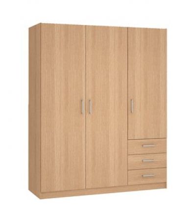 Skříň z Jysku - barva černohnědá - poškozená