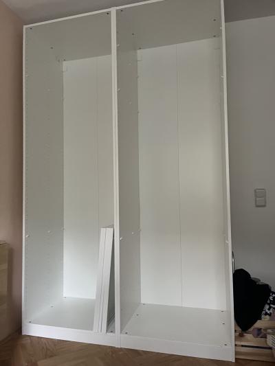 Rám skříně IKEA PAX bílý 75x58x236