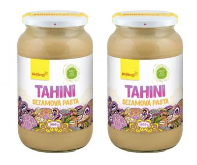 2 x nová Wolfberry Tahini sezamová pasta (1000 g)