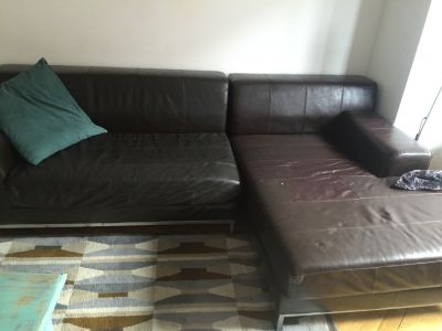 Kožená sedačka IKEA