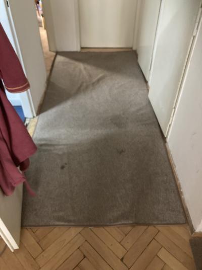 Šedo-hnědý koberec