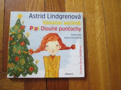 CD mluvené slovo Vánoční večírek Pipi Dlouhé punčochy