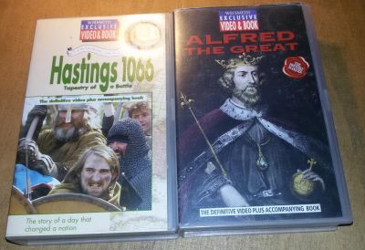 Historické dokumenty Hastings a Alfred the Great na VHS
