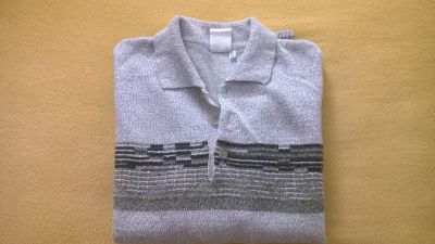 Pánský úpletový lehký svetr vel.XL