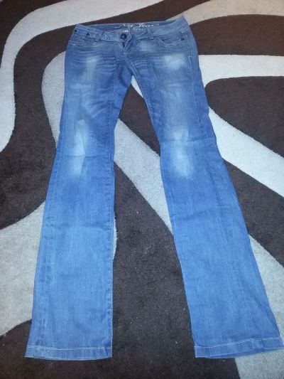 Damske modre kalhoty velikost XS