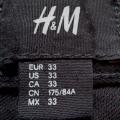 ČERNÉ JEANS H&M