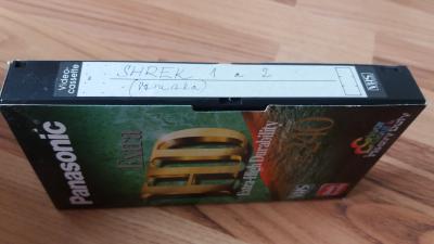 Shrek 1 a 2 NA VHS/ VIDEOKAZETA