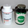 Vitamín D, ex 2/26 + Vitamín E, ex 2/27