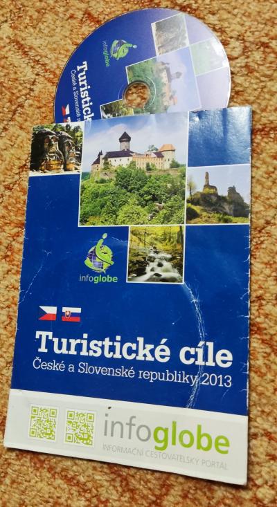 CD s turistickými cíly ČR a SR.