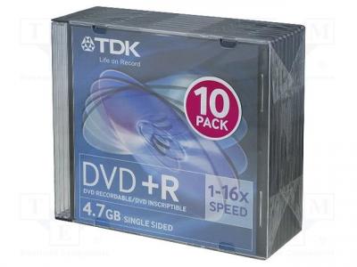 TDK DVD+R (4x), 2ks