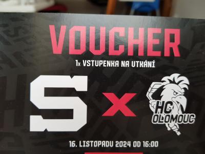 1x Voucher na hokej