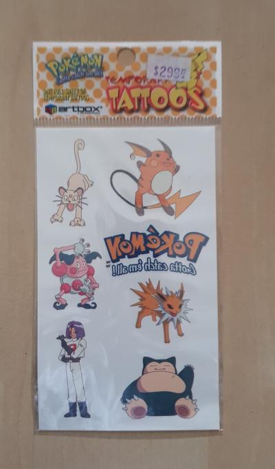 Dětské tetování Pokemon