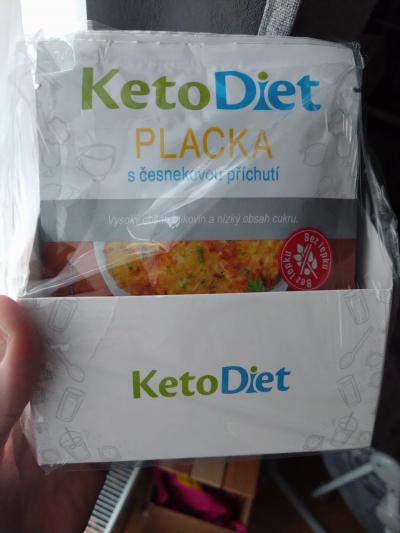 Ketodiet česneková placka