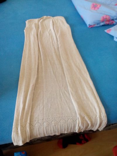 Pletená vesta dlouhá