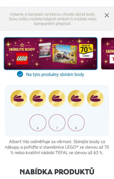 2 body do aplikace Albert