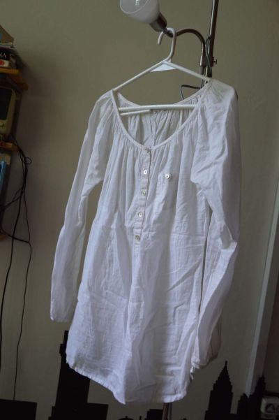 bílá halenka / košile HaM průsvitná
