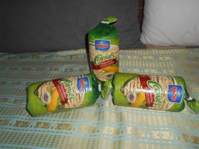 3x kukuřičné chlebíčky s lněným semínkem